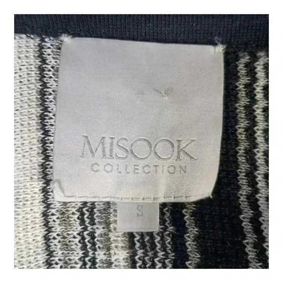 Misook Collection Cardigan Jacket Women's Small - Elegant Knit Fashion Tasseled - Picture 5 of 6